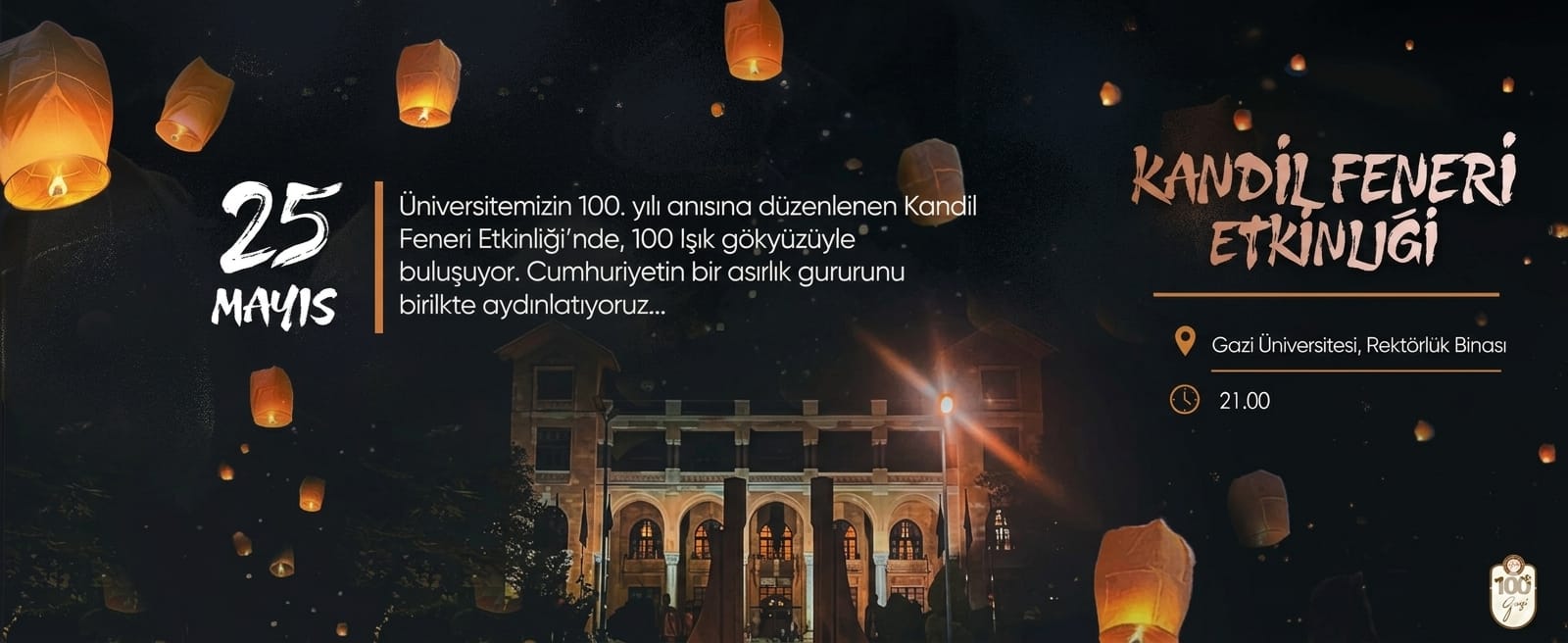 Kandil Feneri Etkinliği afişi
